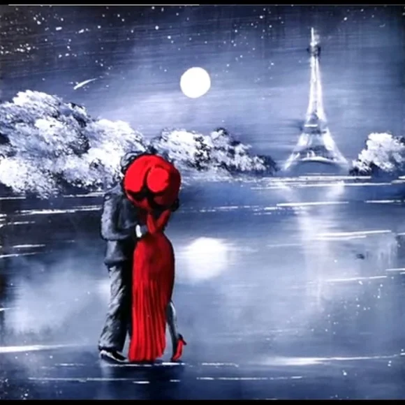 Rain and umbrella theme painting reference pictures - Picture 2 of 2